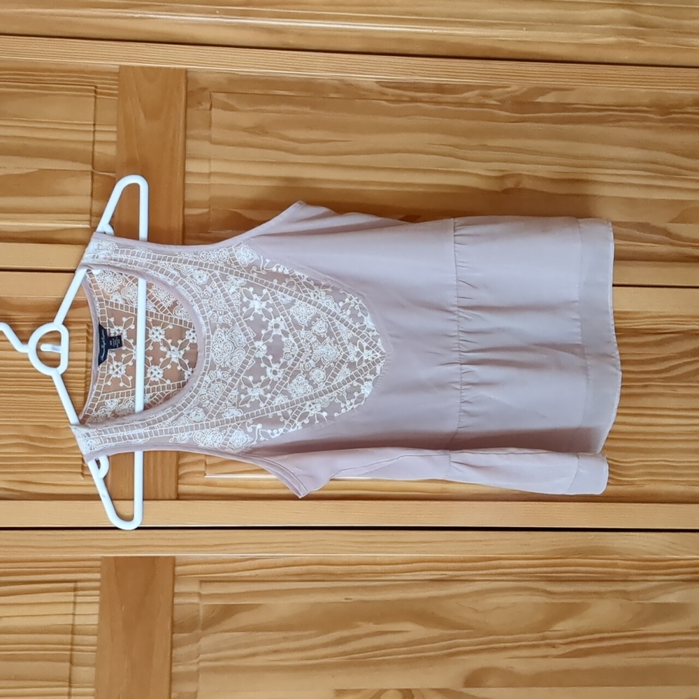 American eagle blouse,M, pink